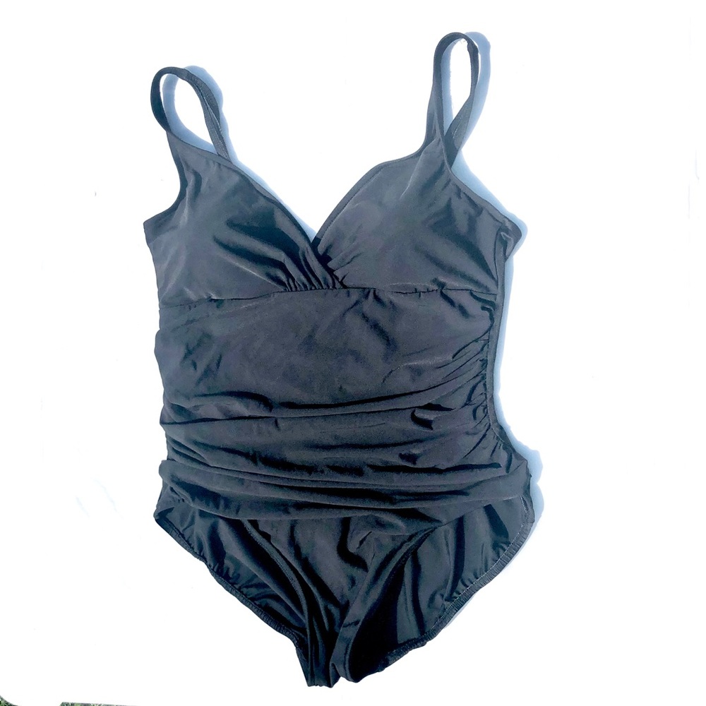 Shaper Black One Piece Bathing Suit